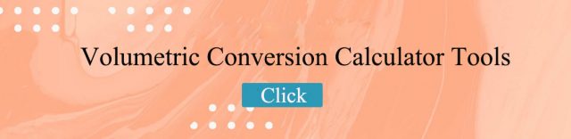 volumetric conversion calculator